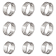 Unicraftale 9 pz 3 stili 201 anello ausiliario in acciaio inossidabile TOOL-UN0001-29-1