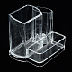 プラスチック製の化粧品収納ディスプレイボックス  ディスプレイスタンド  化粧オーガナイザー  透明  13.5x9.5x11cm ODIS-S013-16-2