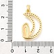 Латунные микро проложить кубического циркония подвески KK-S049-20G-01-3