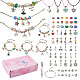 Kit de fabrication de collier de bracelet européen bricolage craftdady DIY-CD0001-46-1