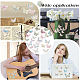 CRASPIRE 20Pcs Butterfly Holographic Stickers Transparent Laser Waterproof Stickers Resin Self Adhesive Laser Sticker for DIY Scrapbooking Diary Daily Planner Water Bottle Laptop DIY-CP0008-92-6