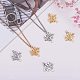 UNICRAFTALE 12pcs 304 Stainless Steel Tree of Life Pattern Pendants Mixed Color Charms 2.5mm Small Hole Pendant Metal Material Charm for DIY Bracelet Necklace Jewelry Making Craft 20.5x20x1mm STAS-UN0001-02-5