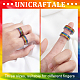 Unicraftale 4pcs 4 estilos arco iris lgbt anillo titanio acero banda ancha anillo tamaño 6-10 ancho orgullo anillo amor orgullo parejas anillos anillos de boda anillos de banda fidget para hombres mujeres RJEW-UN0001-21P-3