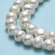 Brins de perles de culture d'eau douce naturelles PEAR-F018-18B-01-4