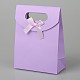 Bolsas de regalo de papel con diseño bowknot de la cinta CARB-BP024-M-2