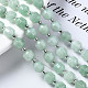 Chapelets de perles de jade blanche naturelle G-T132-048B-4