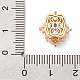 Латунные микро проложить кубического циркония бусы KK-D378-17G-3
