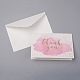 Enveloppes et ensembles de cartes de remerciement DIY-WH0161-52-8