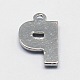 Lega lettera strass charms RB-A052-P01-2