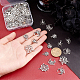 SUNNYCLUE 1 Box 80Pcs 4 Style Spider Charms Tibetan Style Halloween Spider Charms for Jewelry Making Alloy Spider Web Charms Earrings Necklace Bracelets Supplies Halloween Decor DIY Craft Adult Women TIBE-SC0001-65-3