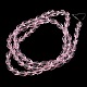 Faceted Transparent Glass Beads Strands X-GC891Y-1-2