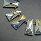 AB Color Plated Electroplate Crystal Glass Trapezoid Beads Strands EGLA-F073A-01-1