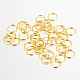 Iron Open Jump Rings IFIN-A018-7mm-G-1