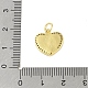 Латунные микропаве прозрачные подвески с фианитом KK-E111-46G-05-3