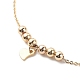 Brass Cable Chains Anklets AJEW-AN00517-2