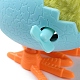ひよこ人形を巻き上げる  ノベルティジャンプギャグおもちゃ  イースターパーティーの記念品にぴったりのひよこのぬいぐるみ  ライトスカイブルー  80x60x87mm AJEW-K042-01B-04-3