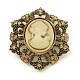 Alloy Rhinestone Brooch for Clothes Backpack JEWB-Q030-53AG-1
