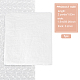 綿刺繍波エッジフラワーアイレットレース生地  DIY衣類アクセサリー用  ホワイト  150x0.02cm  約2ヤード/個 DIY-WH0308-388-2