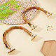 Poignée de sac en plastique imitation bâton de bambou PURS-WH0001-28-4