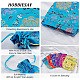 Hobbiesay 12 pz 6 sacchetti di imballaggio di seta di colori ABAG-HY0001-03-4