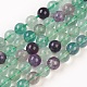 Chapelets de perles en fluorite naturelle X-G-D840-56-8mm-AB-4