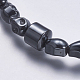 Nicht magnetische synthetische Hämatit Mala Perlen Halsketten NJEW-K096-05-2
