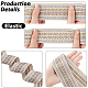 2.5 Yards elastisches Jacquard-Polyesterband im Ethno-Stil&nbsp;OCOR-GF0005-85A-6