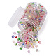 Brins de perles de verre peintes à la bombe givrée GLAA-TA0003-10-3