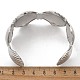 Braccialetti aperti in ottone per le donne&nbsp;BJEW-M091-02P-3