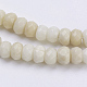 Chapelets de perles en bois pétrifié naturel G-K255-16-3