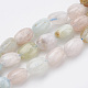Chapelets de perles en morganite naturelle G-S279-17-1