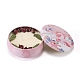 Bougies en fer blanc imprimées licorne rose DIY-P009-A07-1