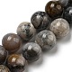 Natural Dendritic Jasper Beads Strands G-R494-A23-03-1
