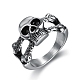 Titanium Steel Skull Finger Ring PW-WG20883-07-1