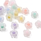 63pcs 7 couleurs perles acryliques transparentes TACR-YW0001-42-5