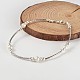 Bracelets de cheville en laiton AJEW-AN00137-1