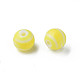 Perles acryliques à rayures opaques MACR-S373-27D-06-1