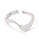 925 кольцо-манжета из стерлингового серебра для девочек и женщин RJEW-C008-06P-1