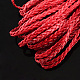 Braided Imitation Leather Cords X-LC-S002-5mm-01-1