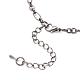 Fabricación de collares de cadena Figaro de hierro. MAK-J004-24B-3