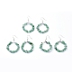 Natural Green Aventurine Dangle Earrings EJEW-E255-D11-1