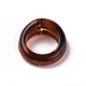 透明樹脂指輪  天然石風  シエナ  usサイズ7 1/4(17.7mm) RJEW-S046-002-A03-3
