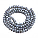 Electroplate Glass Beads Strands EGLA-A034-P4mm-A16-2