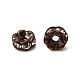 Messing Strass Zwischen perlen&nbsp;RB-A014-L4mm-01R-NF-3