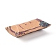紙枕ギフトボックス  包装箱  パーティーの好意甘いキャンディーボックス  花柄  バリーウッド  9.9x5.5x0.1cm  完成品：8x5.5x2cm X-CON-J002-S-12A-3