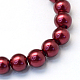 Baking Painted Glass Pearl Bead Strands HY-Q003-3mm-39-2