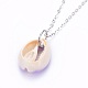 Cauris perles perles pendentifs colliers NJEW-JN02365-4