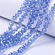 Electroplate Glass Beads Strands EGLA-A034-T1mm-A17-1