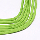 7つのインナーコアポリエステル＆スパンデックスコードロープ  ソリッドカラー  ロープブレスレット作りに  黄緑  4~5mm  約109.36ヤード（100m）/バンドル  420~500グラム/バンドル RCP-R006-216-2
