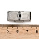 Застежки для часовых ремешков из нержавеющей стали 304 STAS-U055-01B-P-3